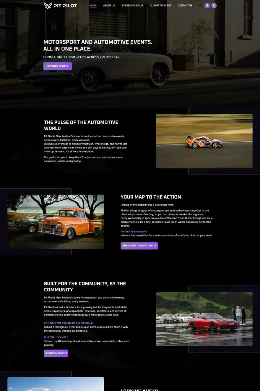Pit Pilot website — built by Muhammad Kamran